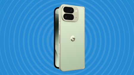 Google Pixel 10 Pro Fold on a blue background