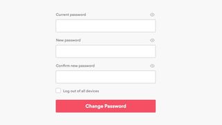 Change password fields