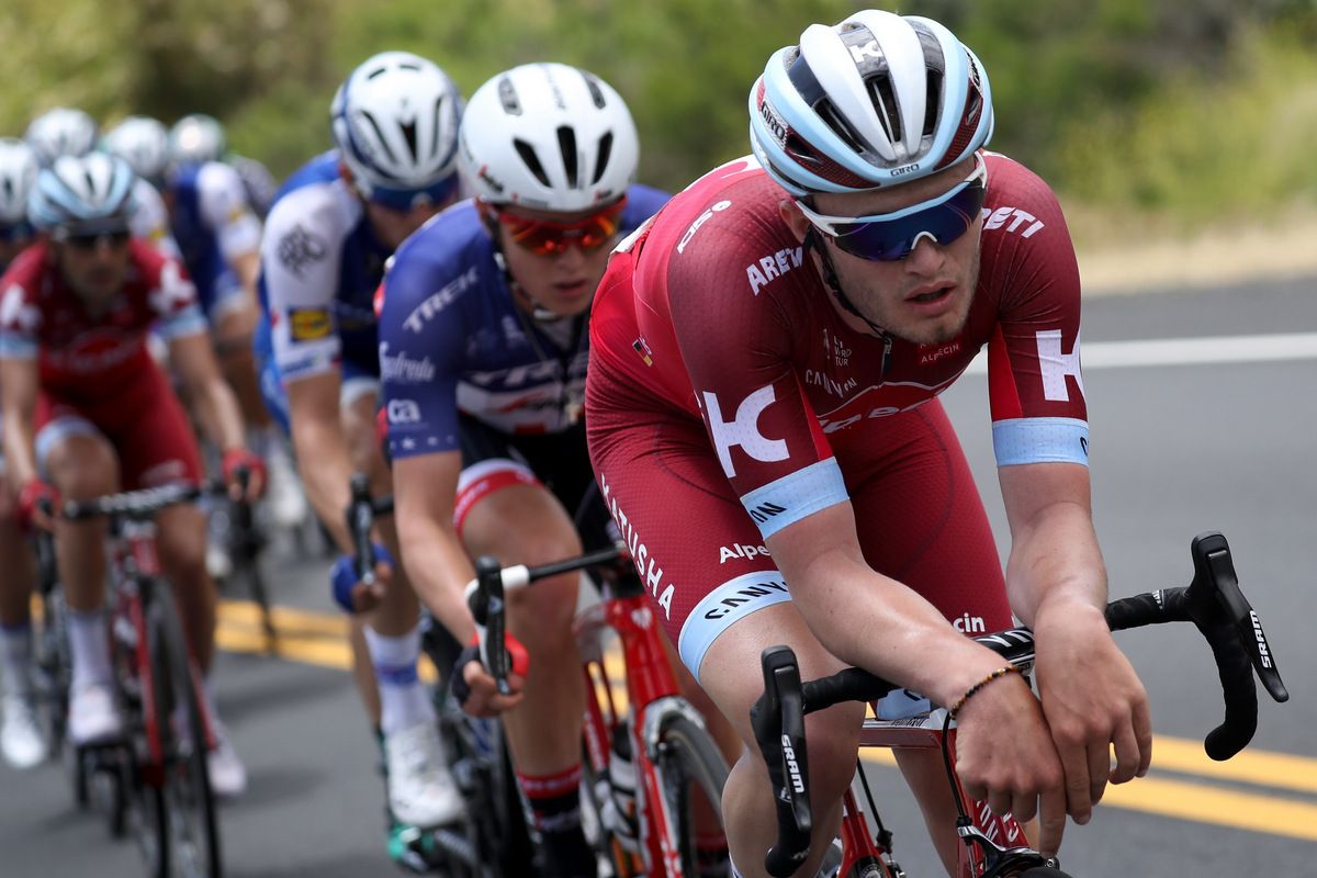 Marco Mathis doing a job for Katusha-Alpecin
