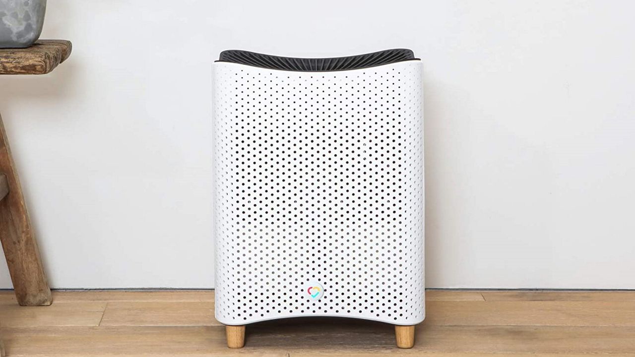 Mila Air Purifier on floor