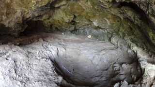 A pit in a French cave that may have been an intentional grave dug by Neanderthals to bury one of their number.