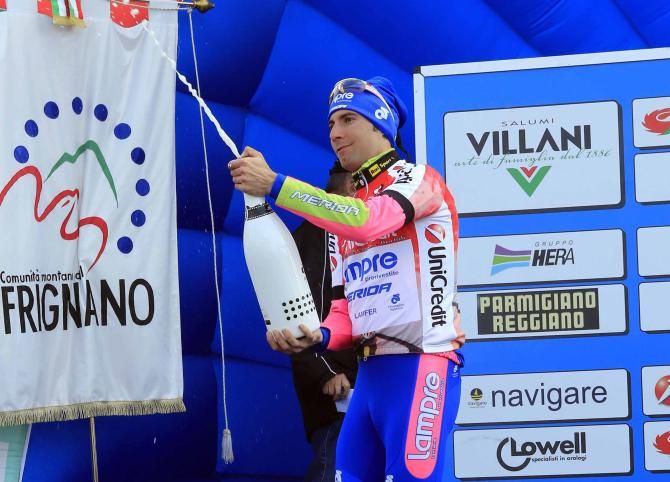 Diego Ulissi (Lampre-Merida) retains the red jersey of race leader.