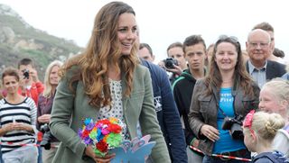 Kate Middleton makes her first public appearance in Anglesey