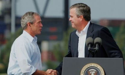 Jeb Bush says he's not interested in his big brother's hand-me-downs.