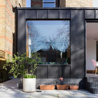 zinc clad picture window