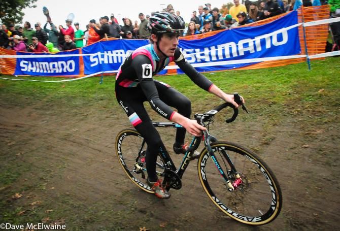 Zach McDonald (Rapha Focus) went out to a ten second lead
