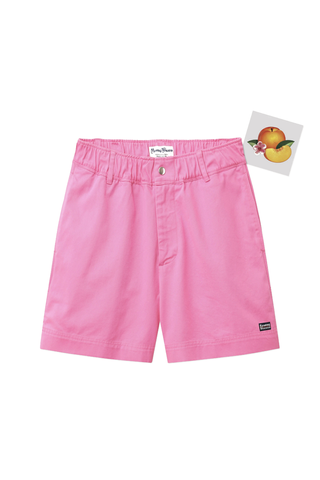 Rowing Blazers Pink Cotton Shorts
