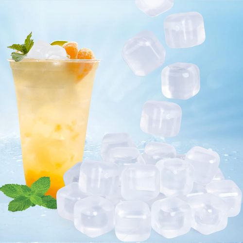 80 Pack Reusable Ice Cubes