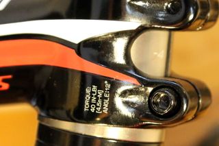Recommended torque on a stem