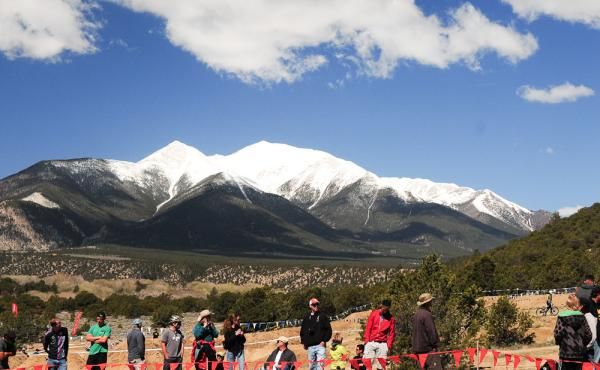 The venue for the Chalk Creek race was spectacular.