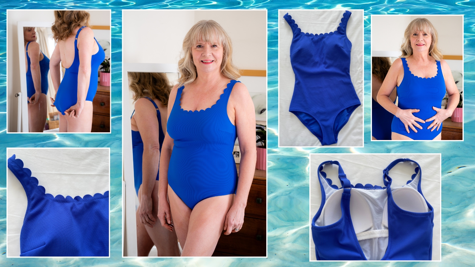 Julie Player wearing Magicsculpt swimsuit