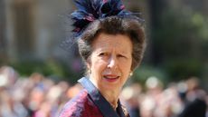 Princess Anne’s wedding heartbreak revealed. Seen here as she arrives for the wedding ceremony of Prince Harry and Meghan Markle