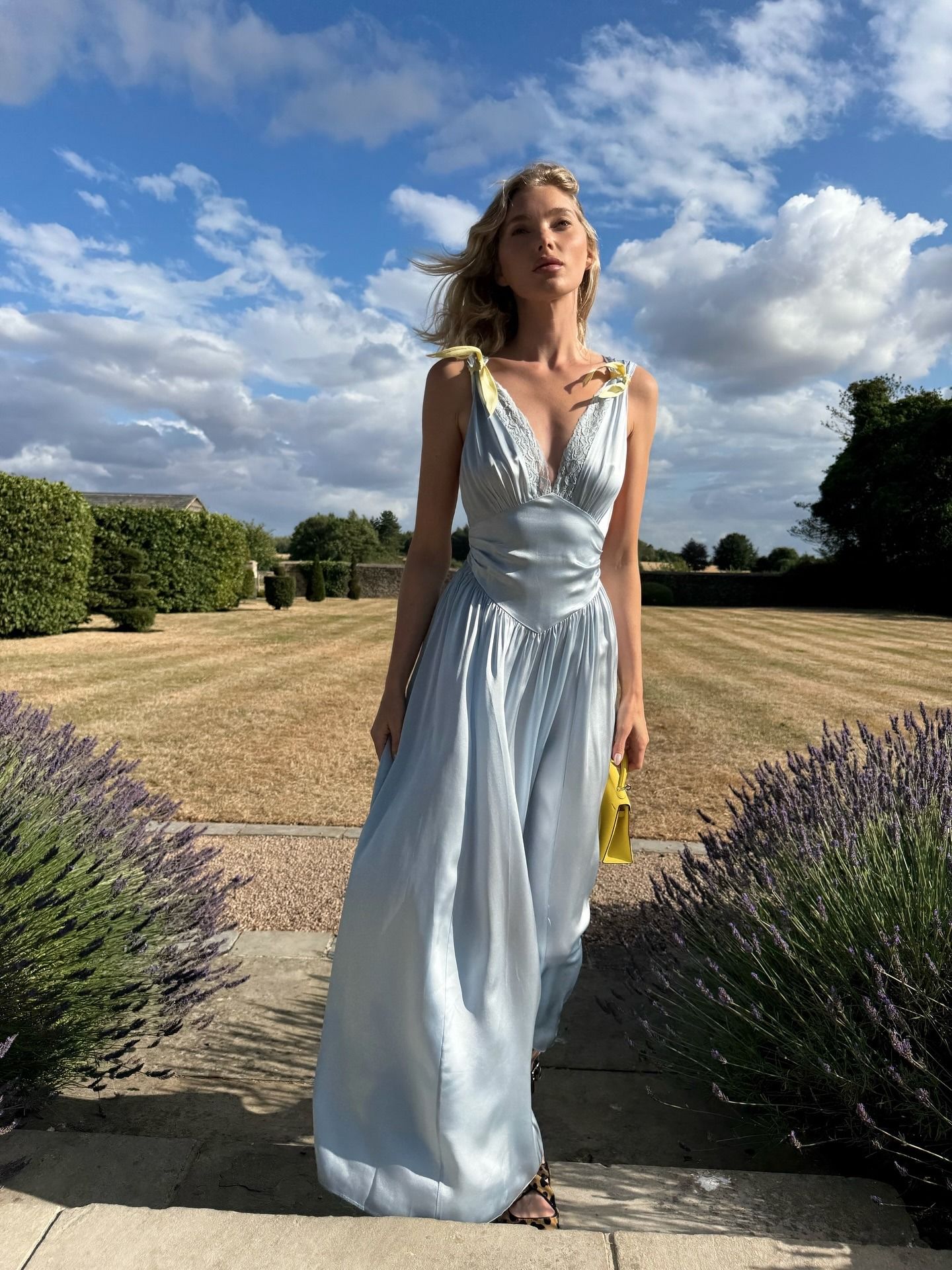 lace-trim dress trend