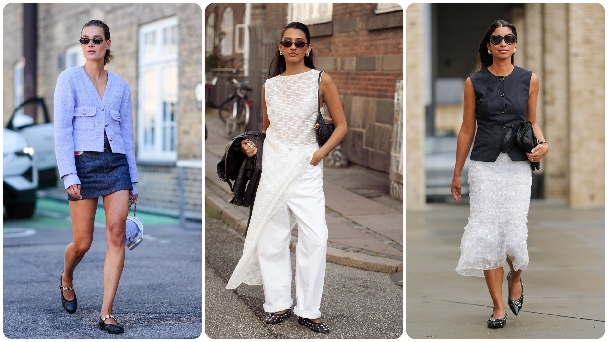 Studded Flats Are Summer's Cool-Girl Answer to Ballet Slippers