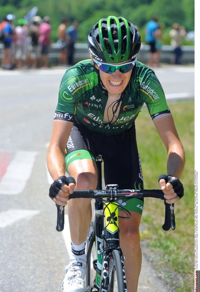 Romain Sicard (Europcar) gives it his all