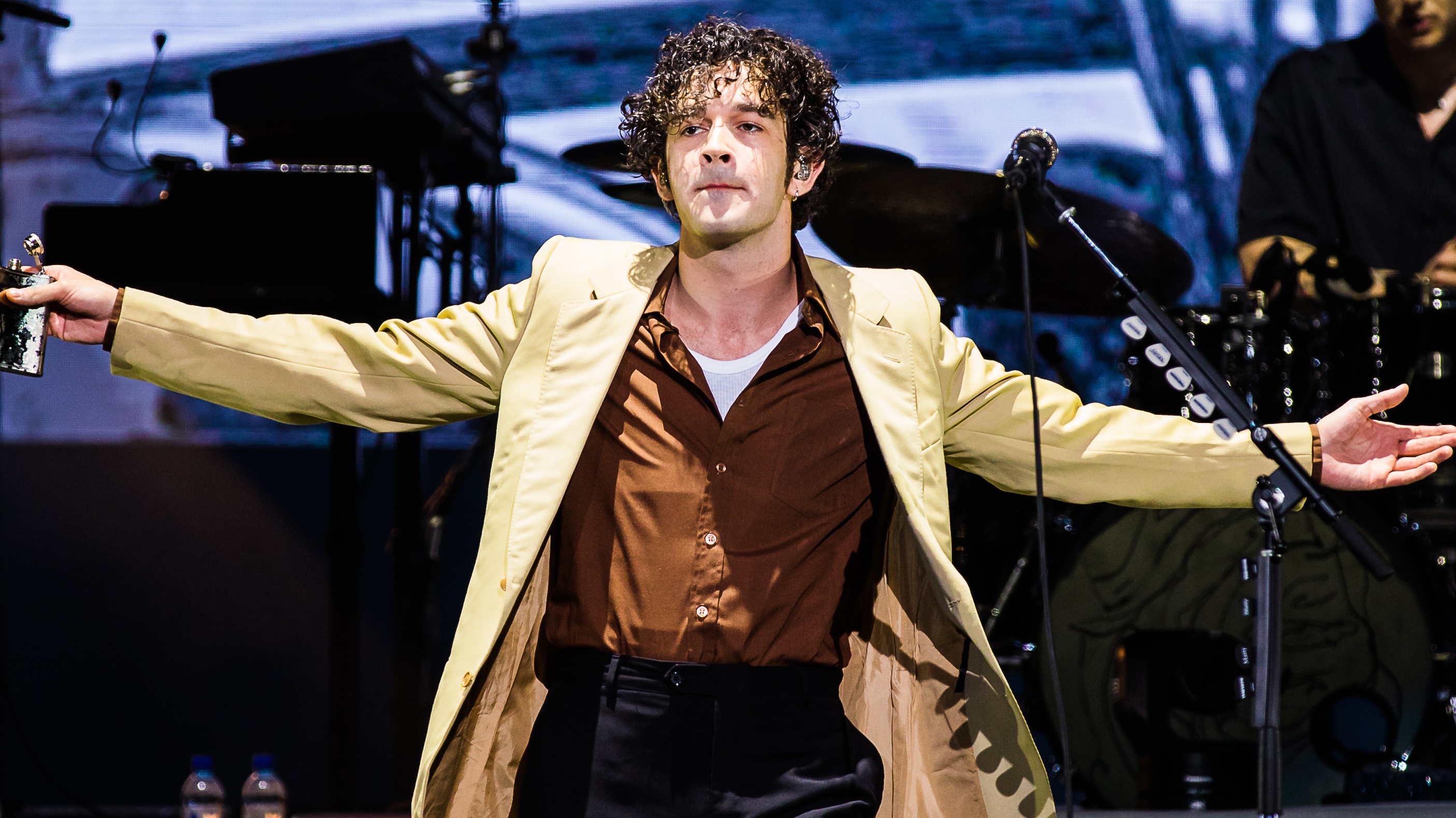 Matty Healy - the lead singer of The 1975 in 2023