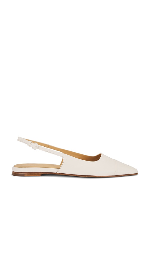 Tia Flat With Toe Cap