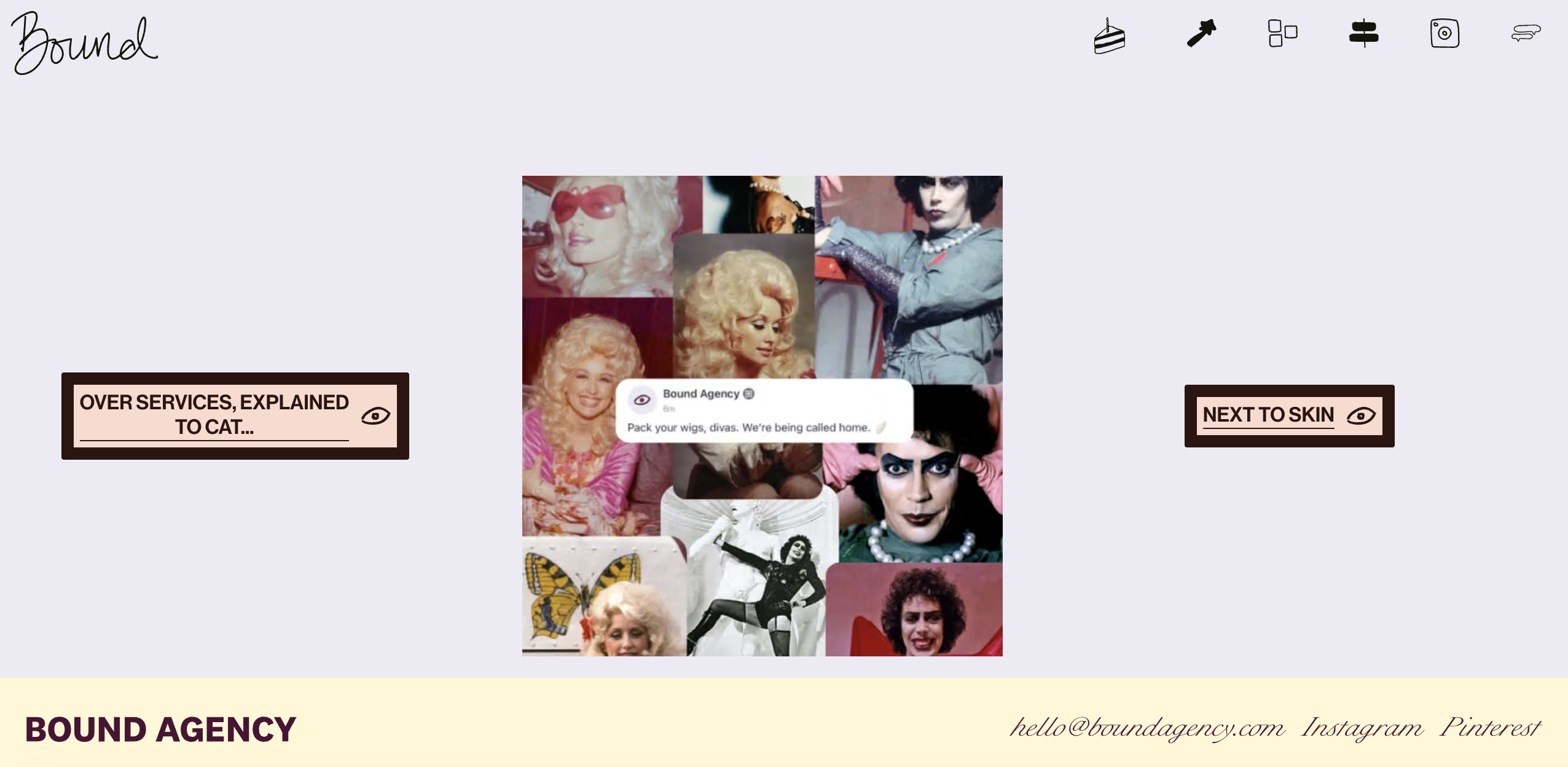 This creative agency’s website is giving me Tumblr 2000s vibes, and I’m here for it