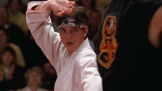 Daniel competing in tournament finals in The karate Kid Part III