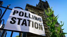 A polling station during the June 2022 Tiverton and Honiton by-election