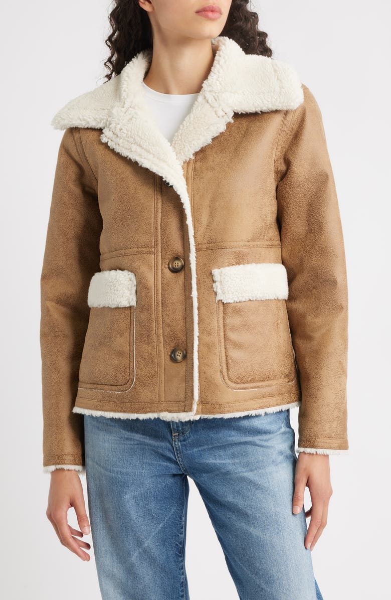 Faux Shearling Coat