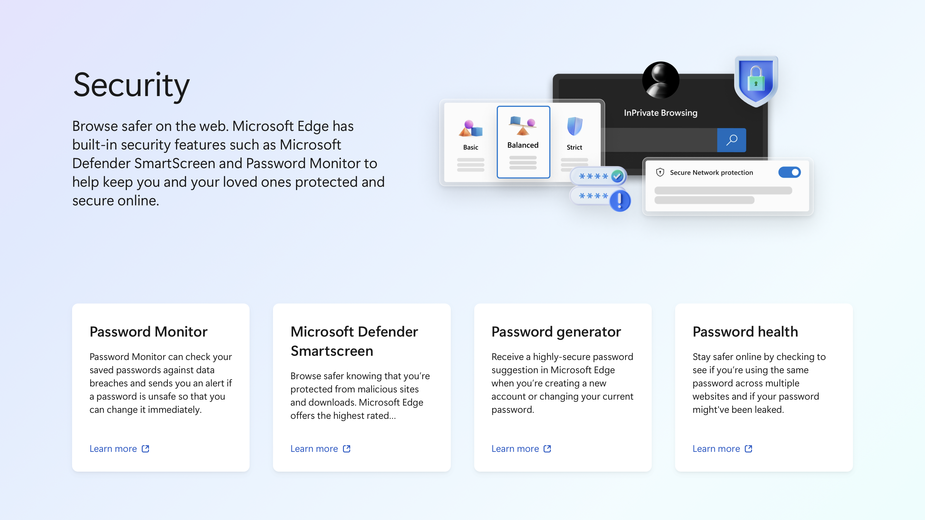Microsoft Edge security website screenshot