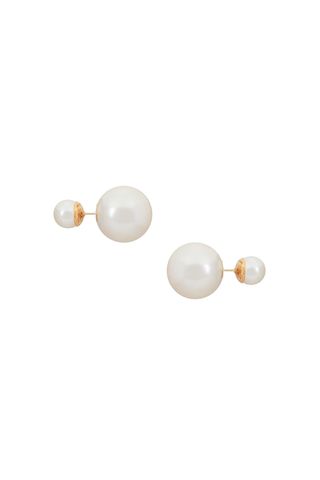 SHASHI Double Pearl Earrings
