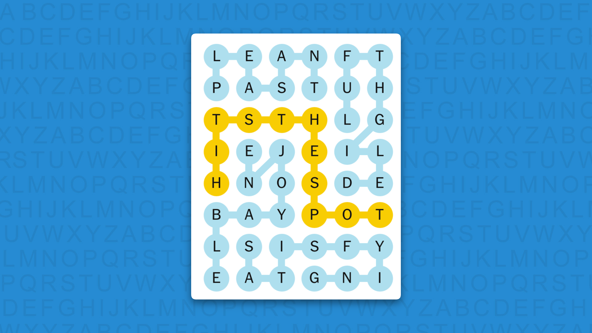 NYT Strands answers for game 862 on a blue background