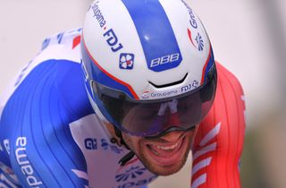 Thibaut Pinot (Groupama-FDJ) at the Giro d'Italia opening time trial