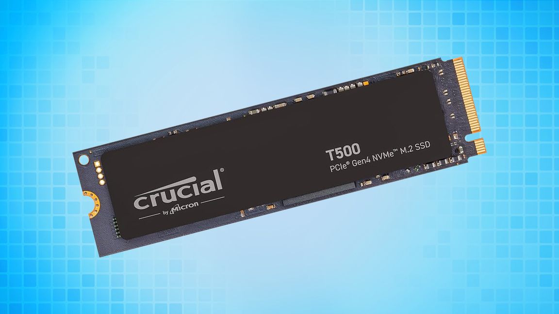 Crucial T500 1TB PCIe Gen4 NVMe M.2 SSD | CT1000T500SSD8 