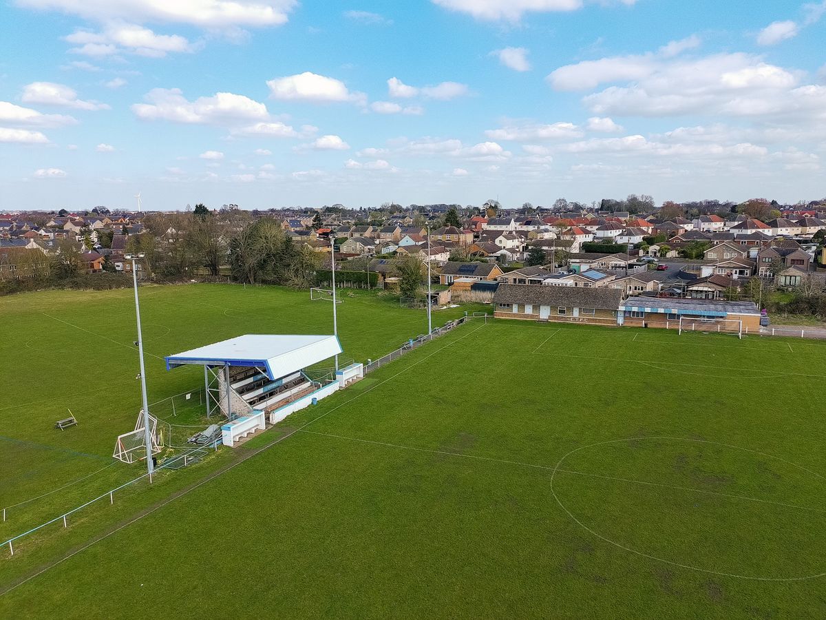 Photo of a football pitch taken with the Potensic Atom 2 drone