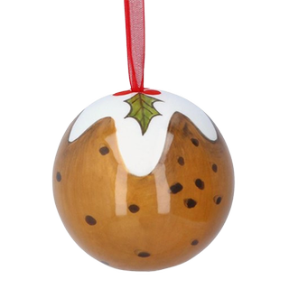 Christmas pudding bauble