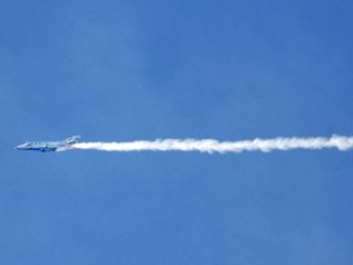 Virgin Galactic's SpaceShipTwo flies on fourth glide flight in Jan. 2011.