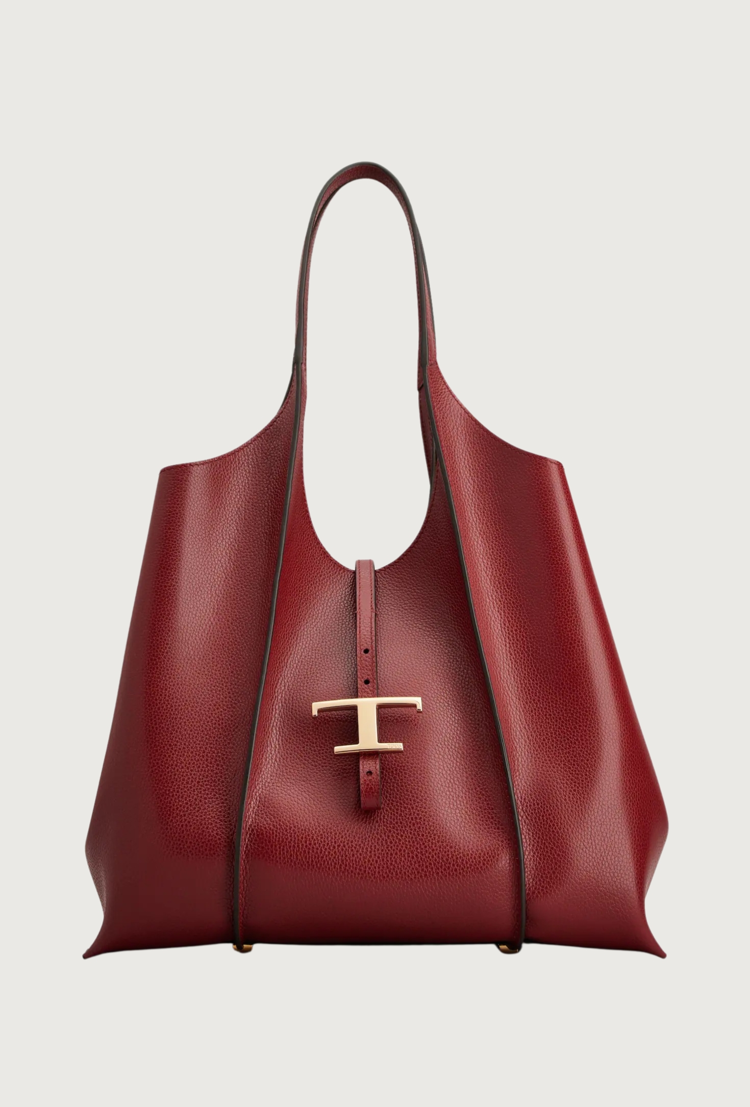 T Timeless Shopping Bag in Leather Medium