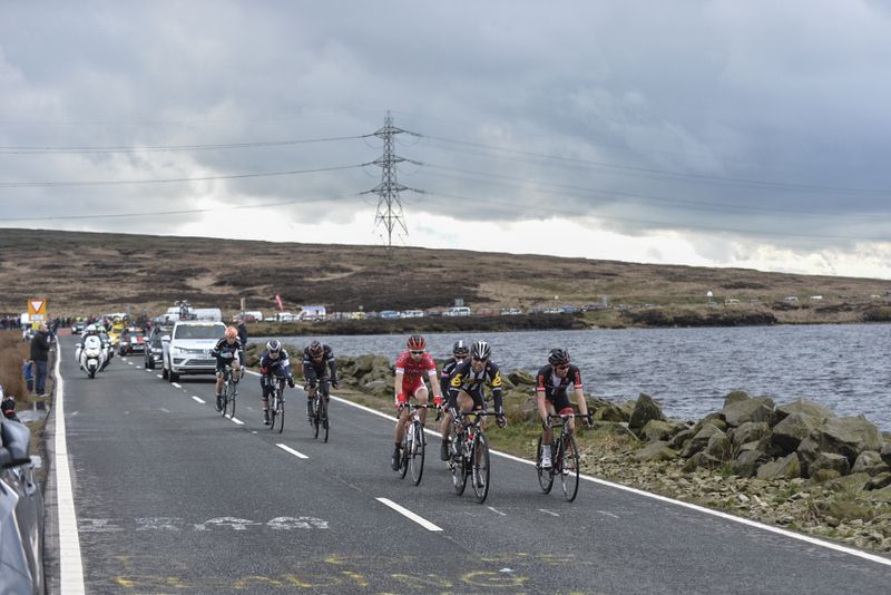 The breakaway during the stage
