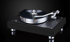 VPI Model One turntable on black background