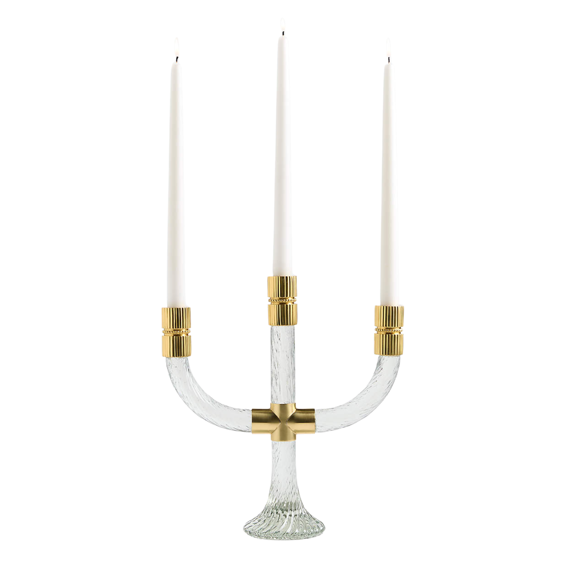 a three prong candle holder