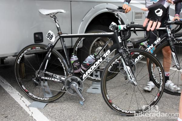 Spidertech's Argon 18 Gallium team bike.