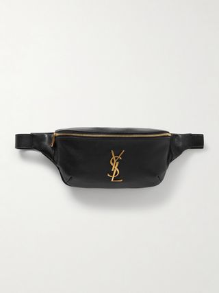 Cassandre Textured-Leather Belt Bag