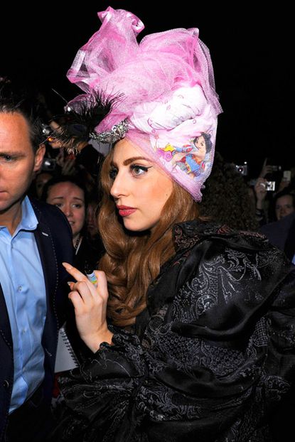 Lady Gaga debuts new brunette hair whilst out and about in Stockholm