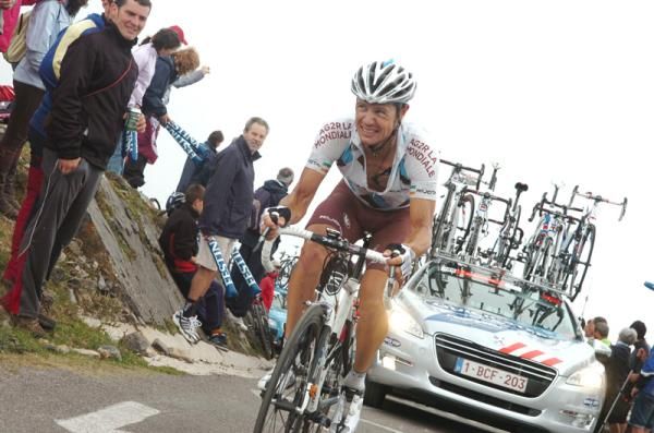 Nicholas Roche (AG2R) on the Angrilu