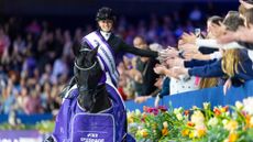 Lottie Fry (GBR) riding Glamourdale winner at the FEI Dressage World Cup 2025/26 - Amsterdam (NED)