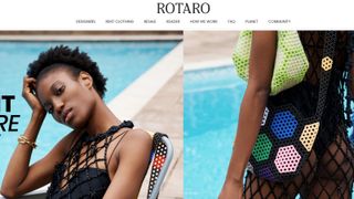 best designer dress rentals rotaro homepage