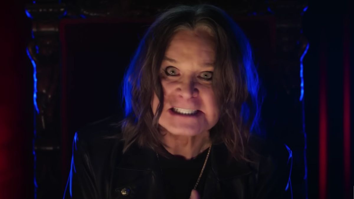 Ozzy Osbourne smiling