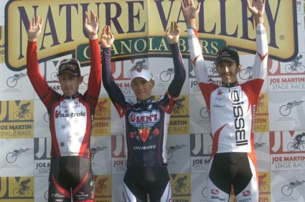 Men's under-23 podium