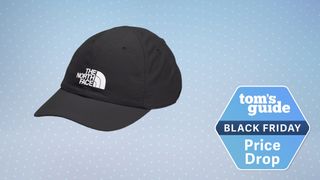 The North Face Horizon Hat on a dotted background with a Tom's Guide deal badge added