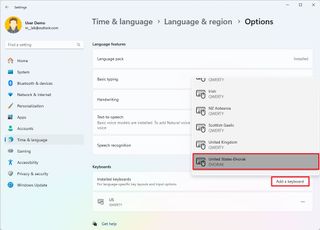 Windows 11 add keyboard layout