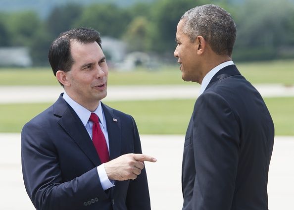 Scott Walker and Obama