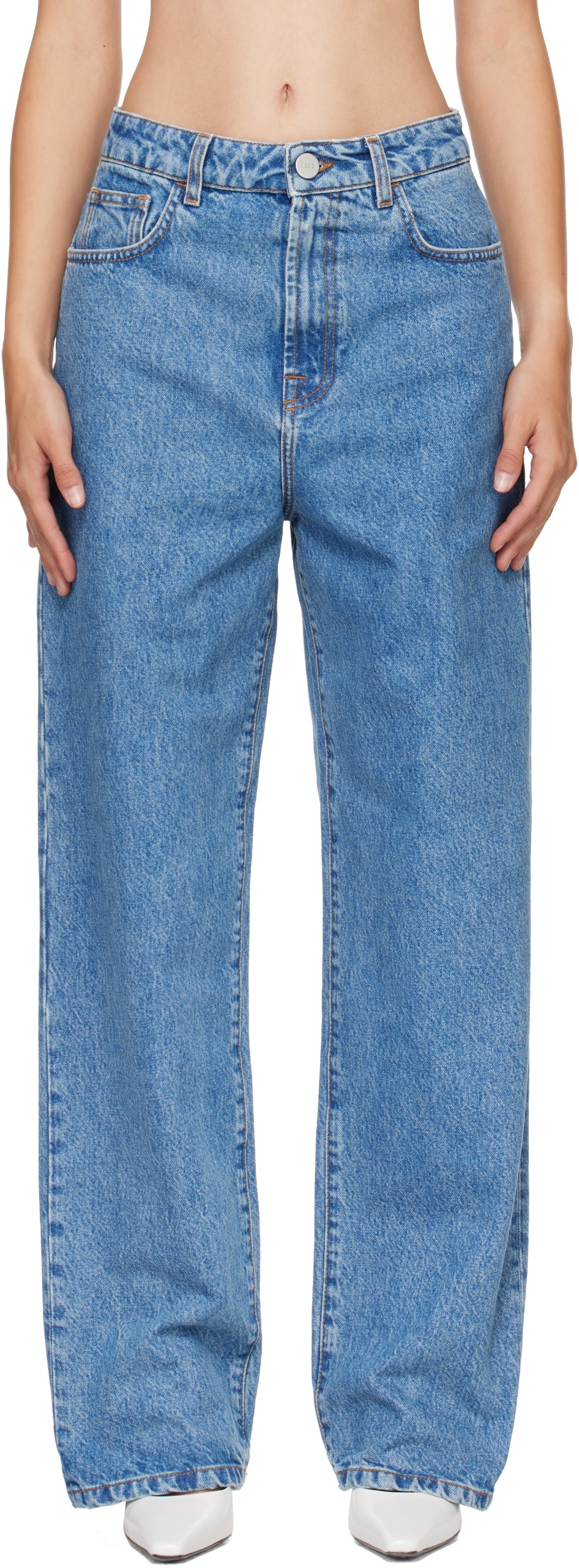 Blue Bruun Signature Baggy Jeans
