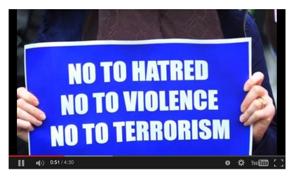 "Peace Troubadour" James Twymans video publicizing a Prayer Vigil for ISIS.